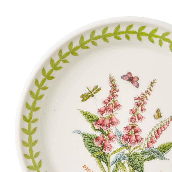 Royal Worcester Botanic Garden Meadow Bread Plate Foxglove