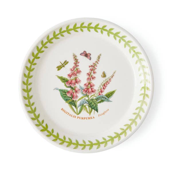 royal worcester Botanic Garden Meadow Bread Plate Foxglove