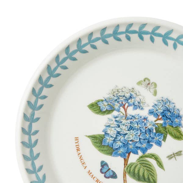 Royal Worcester Botanic Garden Meadow Bread Plate Hydrangea