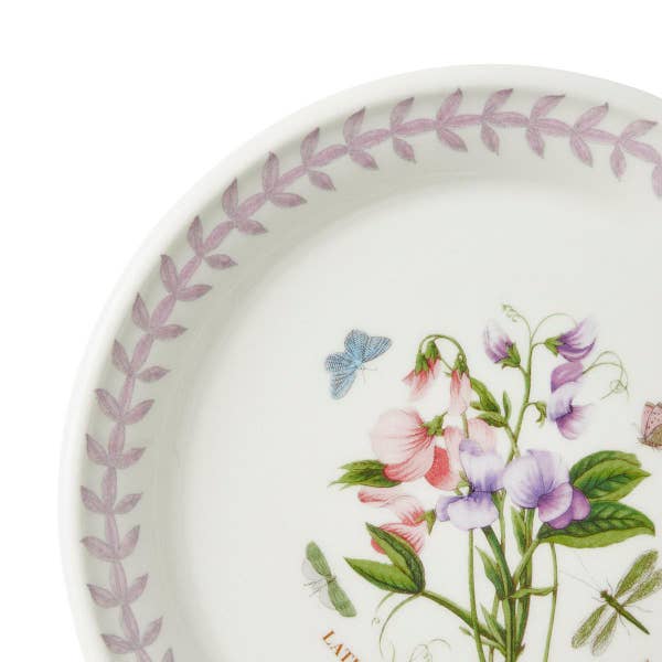 Royal Worcester Botanic Garden Meadow Bread Plate Sweetpea