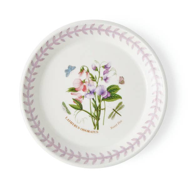 royal worcester Botanic Garden Meadow Bread Plate Sweetpea