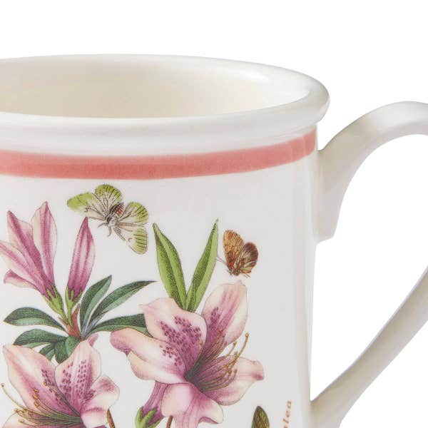 Royal Worcester Botanic Garden Meadow Breakfast Mug Azalea