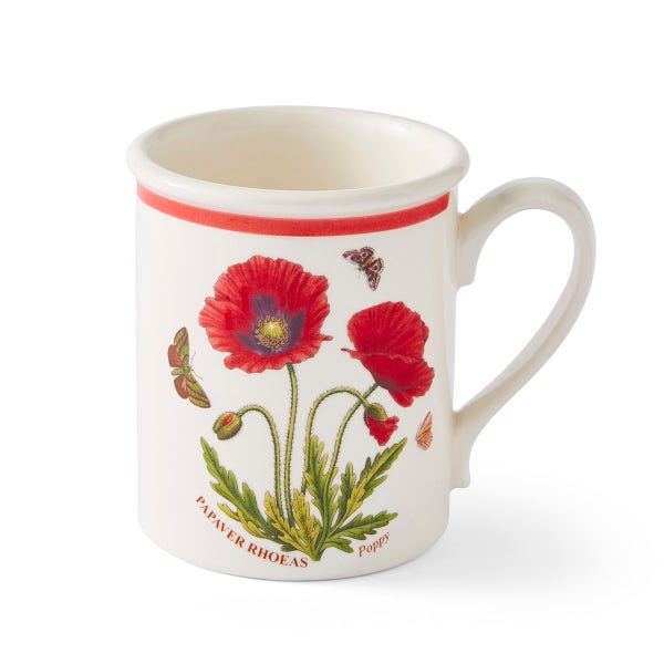 royal worcester Botanic Garden Meadow Breakfast Mug Poppy