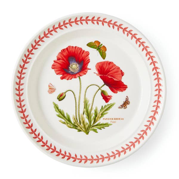 royal worcester Botanic Garden Meadow Dinner Plate Poppy