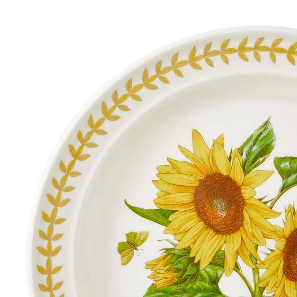 Royal Worcester Botanic Garden Meadow Dinner Plate Sunflower