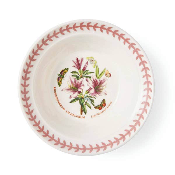 royal worcester Botanic Garden Meadow Oatmeal Bowl Azalea
