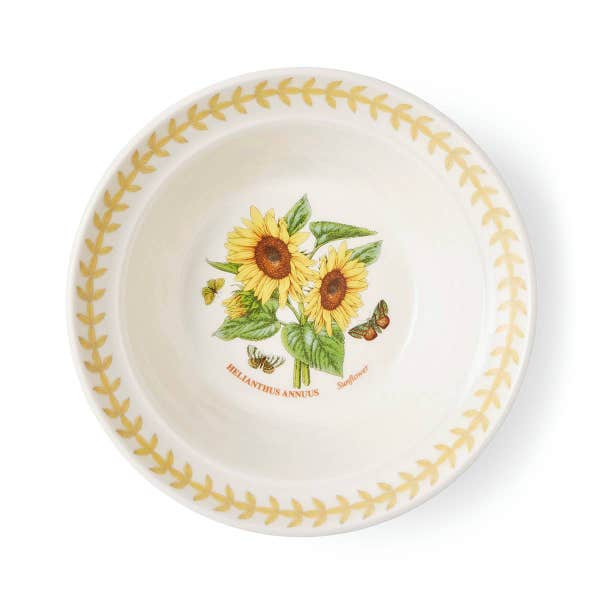 royal worcester Botanic Garden Meadow Oatmeal Bowl Sunflower