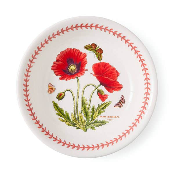 royal worcester Botanic Garden Meadow Pasta Bowl Poppy