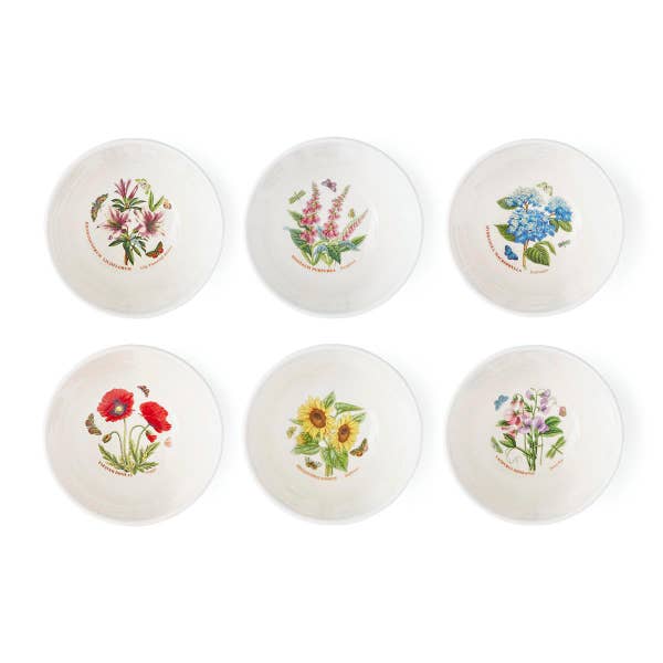 royal worcester Botanic Garden Meadow Set of 6 7" Stacking Bowls Assorted