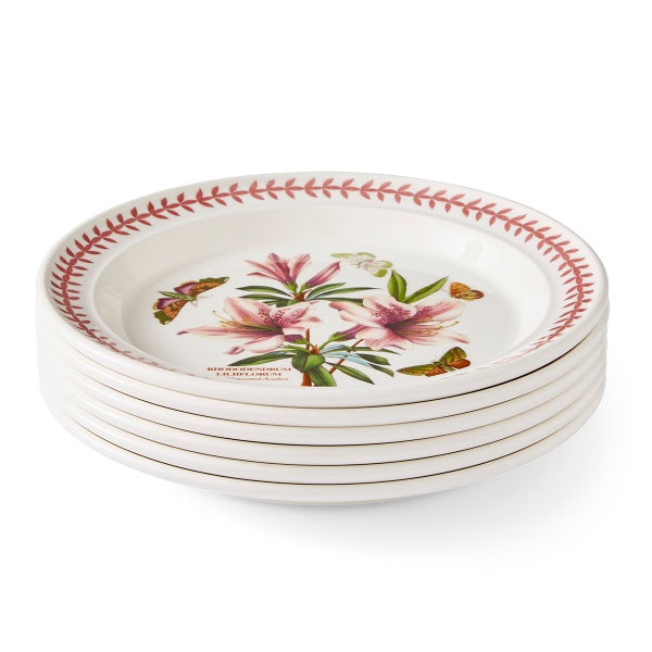 Royal Worcester Botanic Garden Meadow Set Of 6 Dinner Plates Assorted