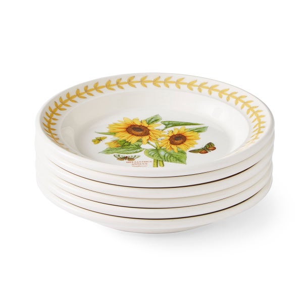 Royal Worcester Botanic Garden Meadow Set Of 6 Side Plates Assorted