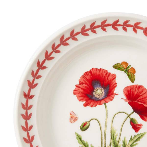 Royal Worcester Botanic Garden Meadow Side Plate Poppy