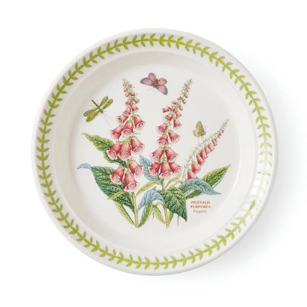 royal worcester Botanic Garden Meadow Small Dinner Plate Foxglove
