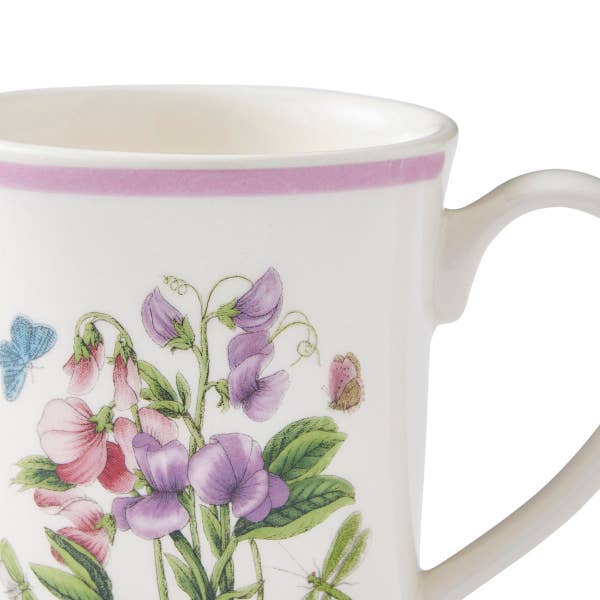 Royal Worcester Botanic Garden Meadow Tulip Mug Sweet Pea