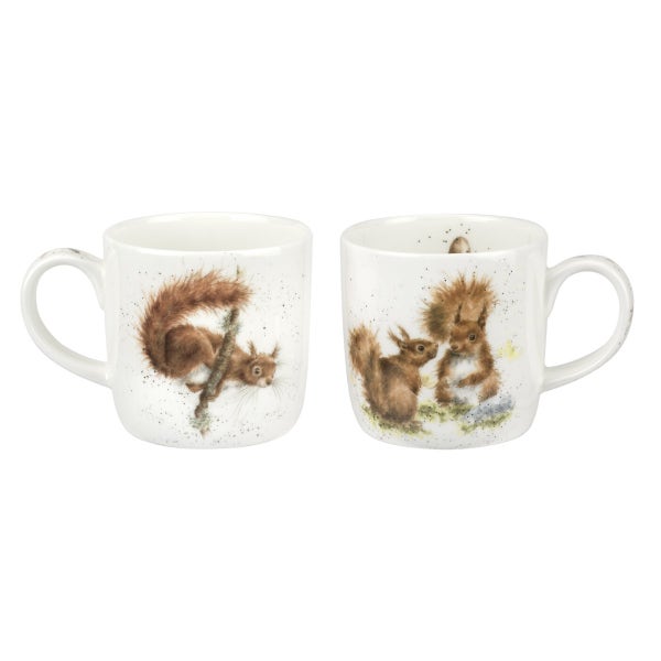 Royal Worcester EXCLUSIVE Wrendale Designs Between Friends Mug & Candle Set
