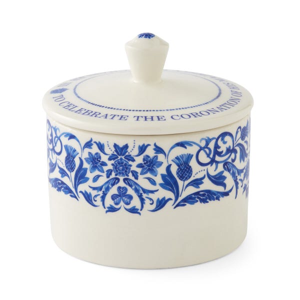 Royal Worcester King’s Coronation Covered Sugar Bowl