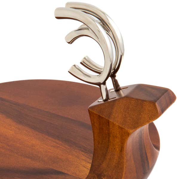 Royal Worcester Nambé Reindeer Platter With Spreaders