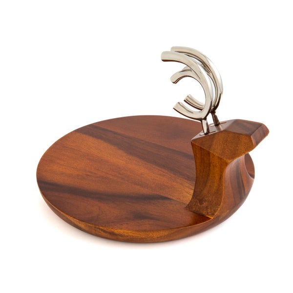 Royal Worcester Nambé Reindeer Platter With Spreaders