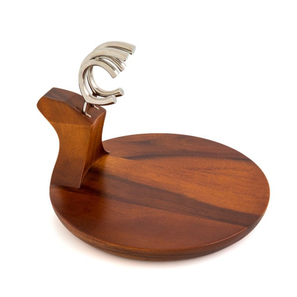 Royal Worcester Nambé Reindeer Platter With Spreaders