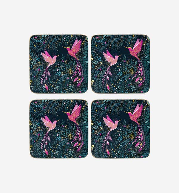 royal worcester India Set of 4 Coasters Assorted