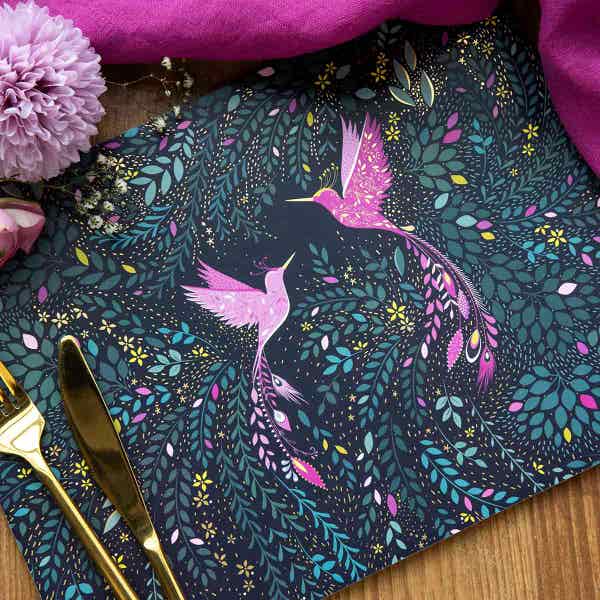 Royal Worcester India Set Of 4 Placemats