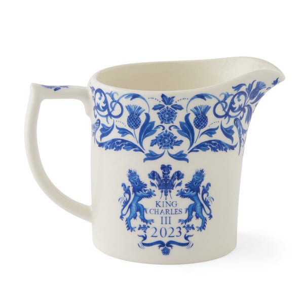 Royal Worcester King’s Coronation Cream Jug