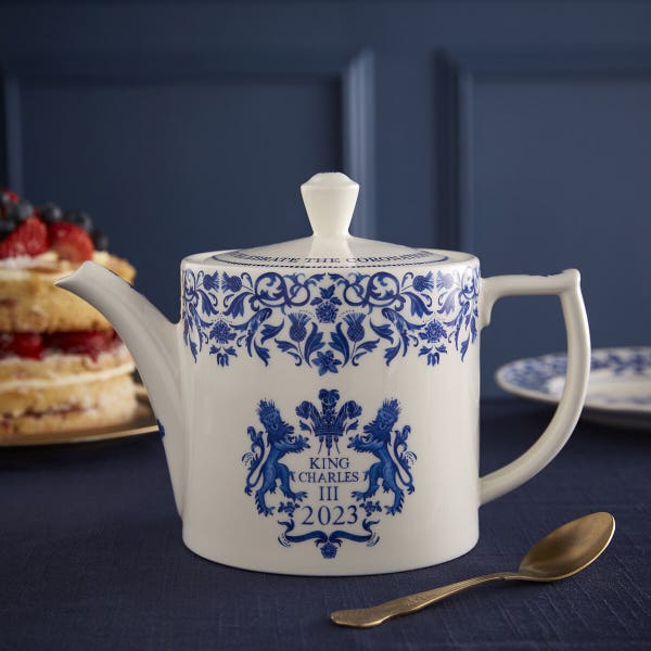 Royal Worcester King’s Coronation Teapot