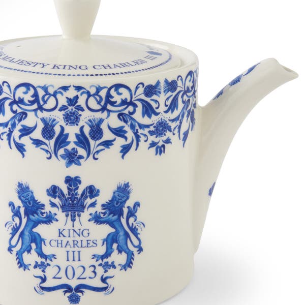Royal Worcester King’s Coronation Teapot