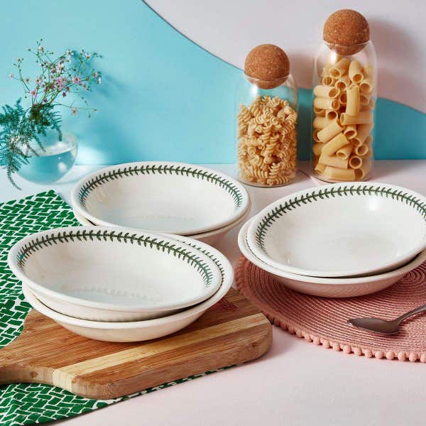 Royal Worcester Laurel Leaf Set Of 6 Pasta Bowls