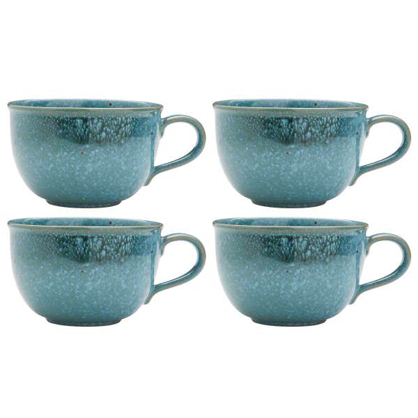 royal worcester Minerals Set of 4 Mugs Jade