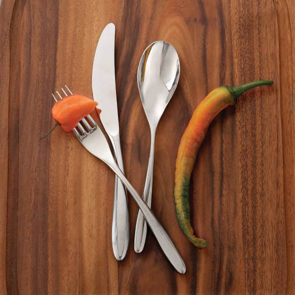 Royal Worcester Nambé Bend 45-Piece Cutlery Set