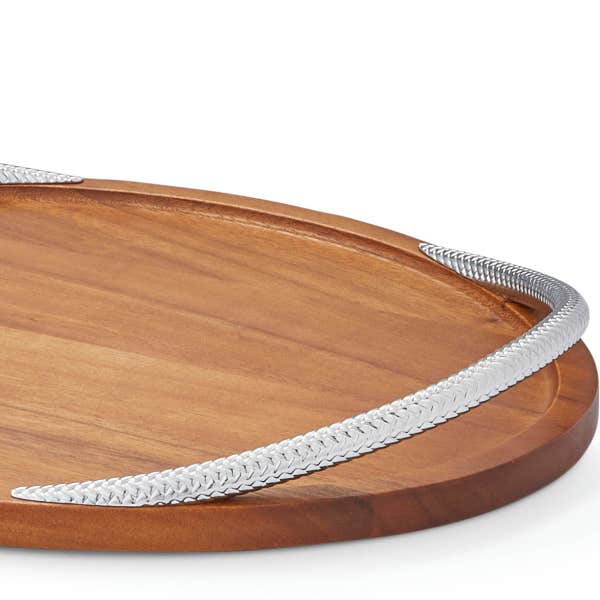 Royal Worcester Nambé Braid Serving Tray