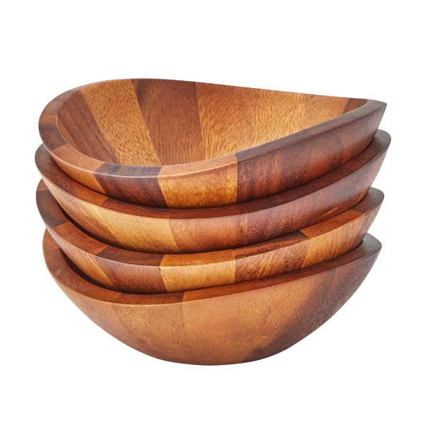 royal worcester Nambé Braid Set of 4 Salad Bowls