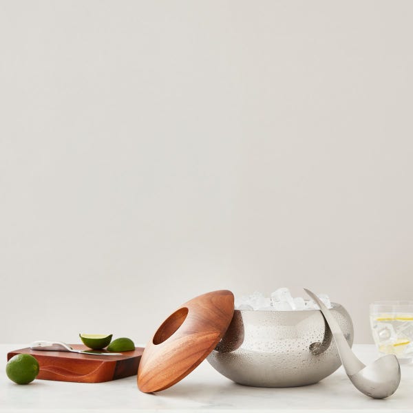 Royal Worcester Nambé Scoop Ice Bucket