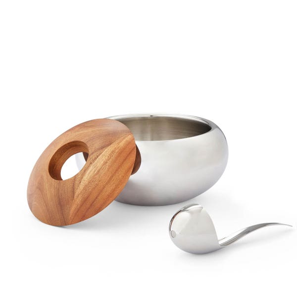 Royal Worcester Nambé Scoop Ice Bucket