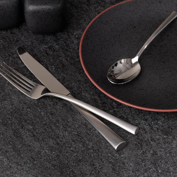 Royal Worcester Nambé Taos 5-Piece Cutlery Set