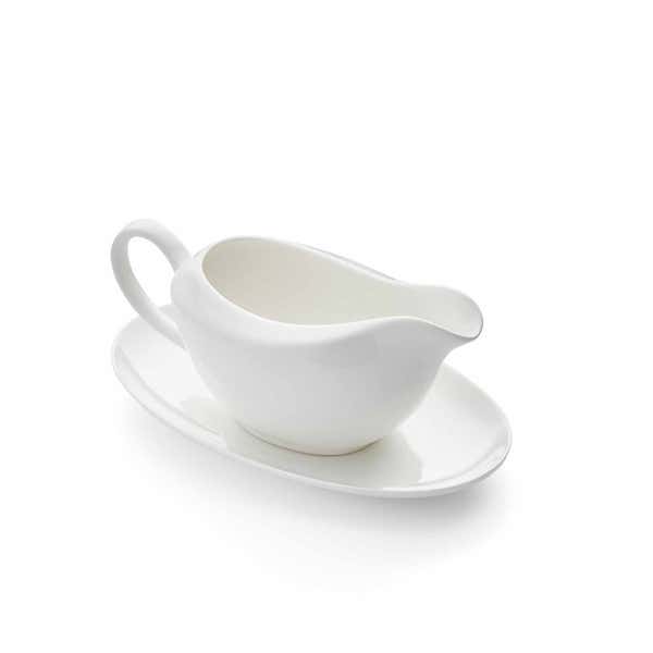 royal worcester Serendipity Gravy Boat & Stand