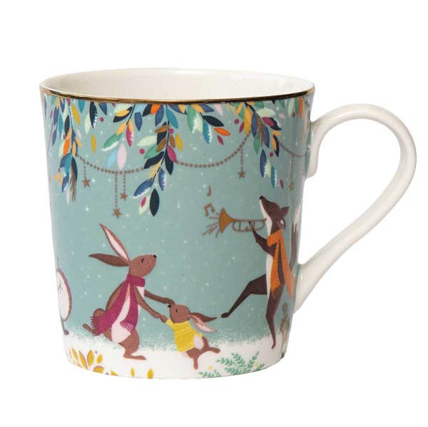 royal worcester Woodland Tales Mug Merry Band