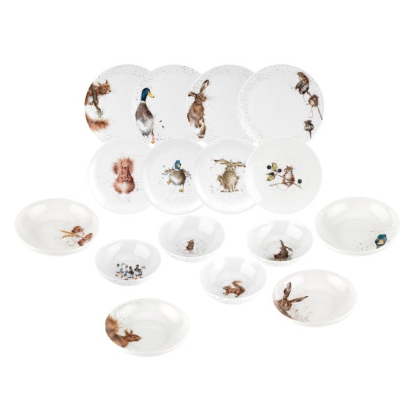 royal worcester Wrendale 16 Piece Set