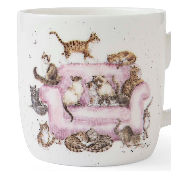 Royal Worcester Wrendale Designs Cattitude Mug