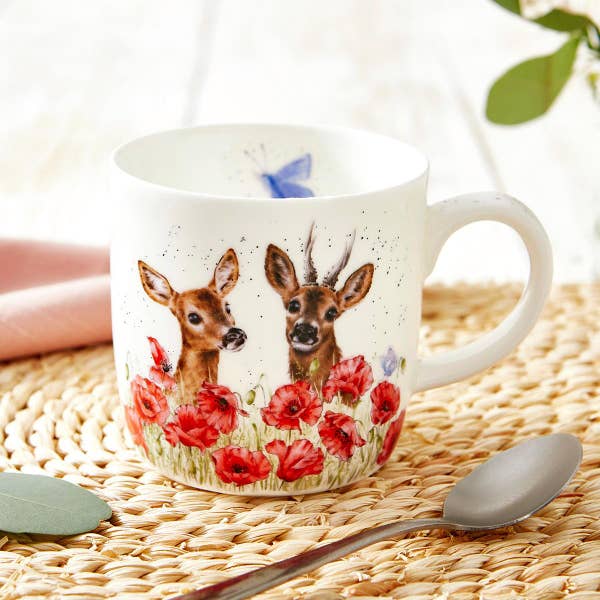 Royal Worcester Wrendale Designs Deer To Me Mug
