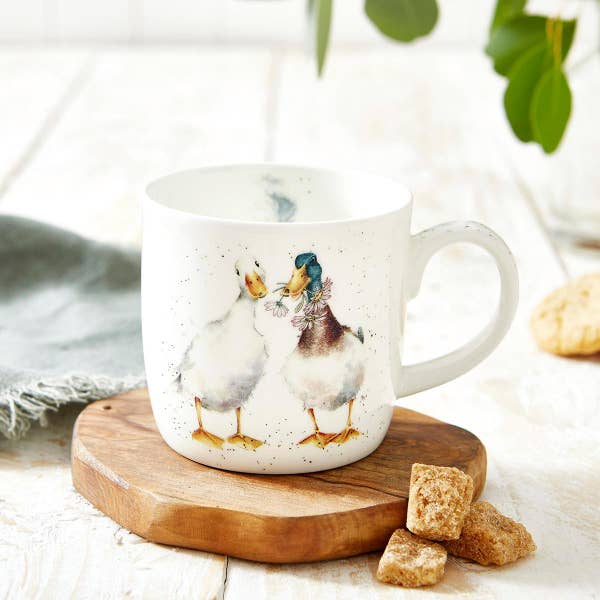Royal Worcester Wrendale Designs Duck Love Mug