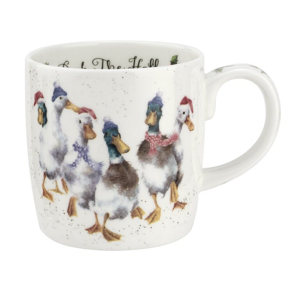 royal worcester Royal Worcester Wrendale Designs Duck The Halls 6 Mugs