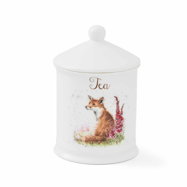royal worcester Wrendale Designs Fox Tea Canister