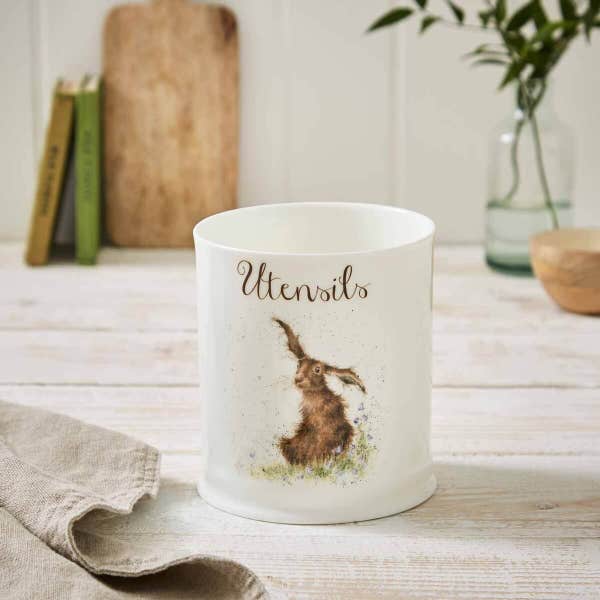 Royal Worcester Wrendale Designs Hare Utensil Jar