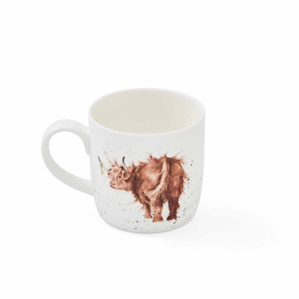Royal Worcester Wrendale Designs Highland Cow Mug