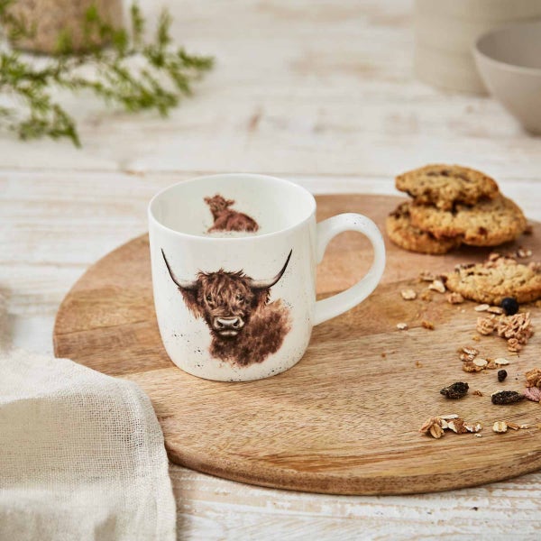 royal worcester Wrendale Designs Highland Cow Mug