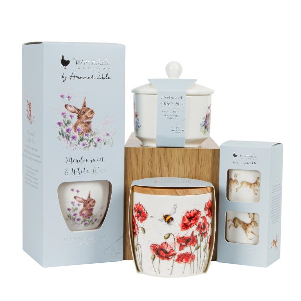 royal worcester Wrendale Designs Meadow Candle Jar