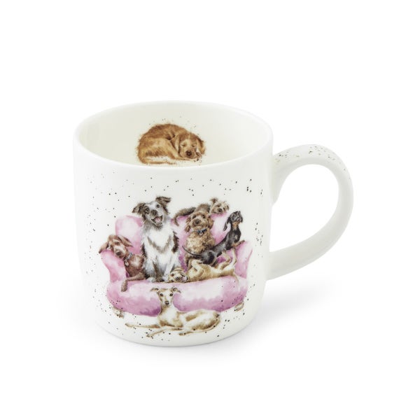 royal worcester Wrendale Designs Movie Night Mug