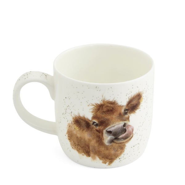 Royal Worcester Royal Worcester Wrendale Designs Mug - Mooo